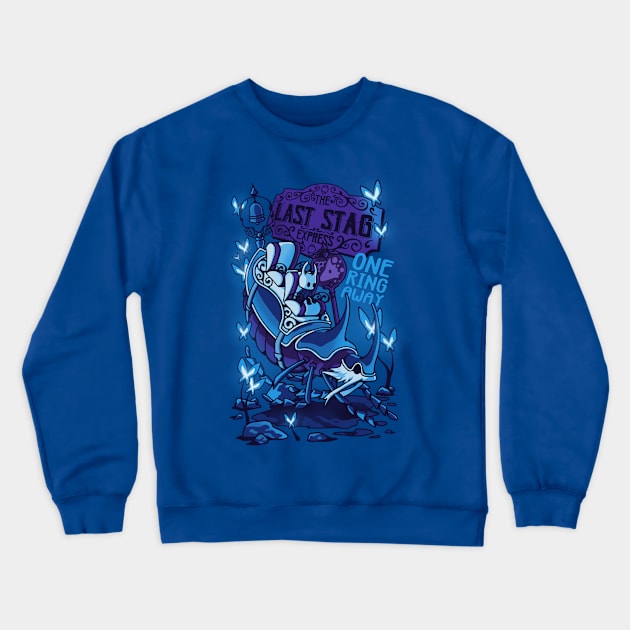 Hollow Knight last stag station. Crewneck Sweatshirt by The Japanese Fox